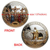 🚕 Free Shipping In US - Religious Crucifixion Resurrection Commemorative Coin