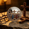 🚕 Free Shipping In US - Religious Crucifixion Resurrection Commemorative Coin