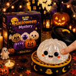 Halloween Theme Blind Box Dumpling Squishy Stress Ball Soft Pinch ASMR Sensory Stress Relief Toys Squeeze Release Anxiety Gift